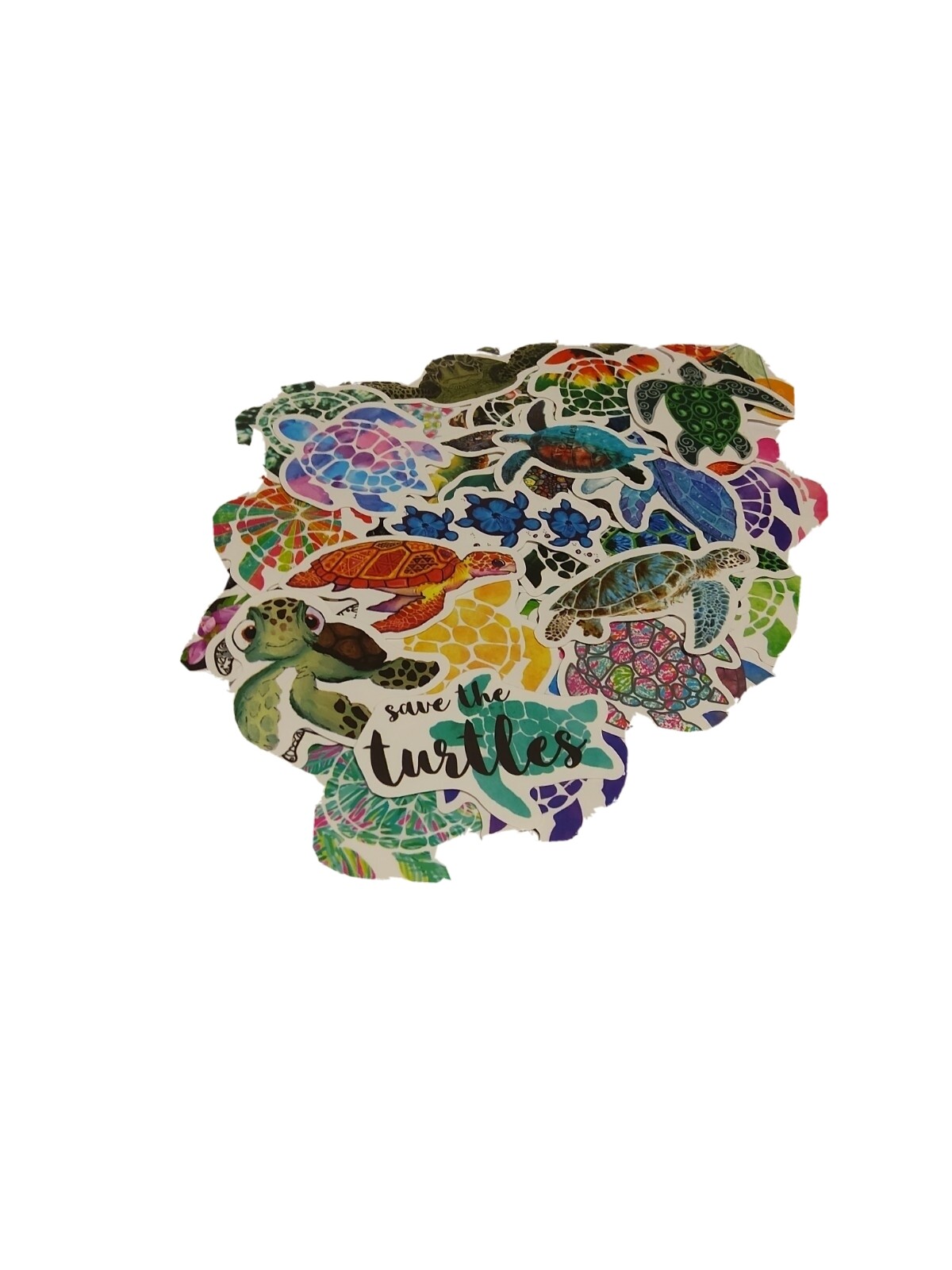 Save the turtles 50 pcs Stickers Cartoons Vinyl Snowboard Skateboard laptop