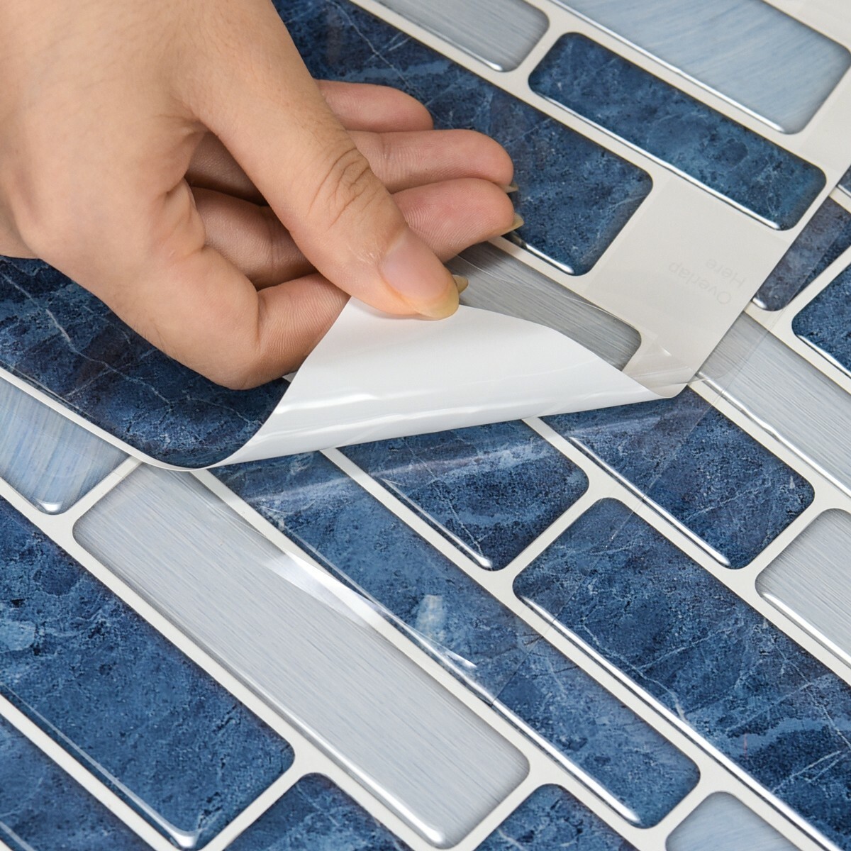 Art3d 10 Sheets Self-Adhesive Kitchen Backsplash, Decorative Tiles