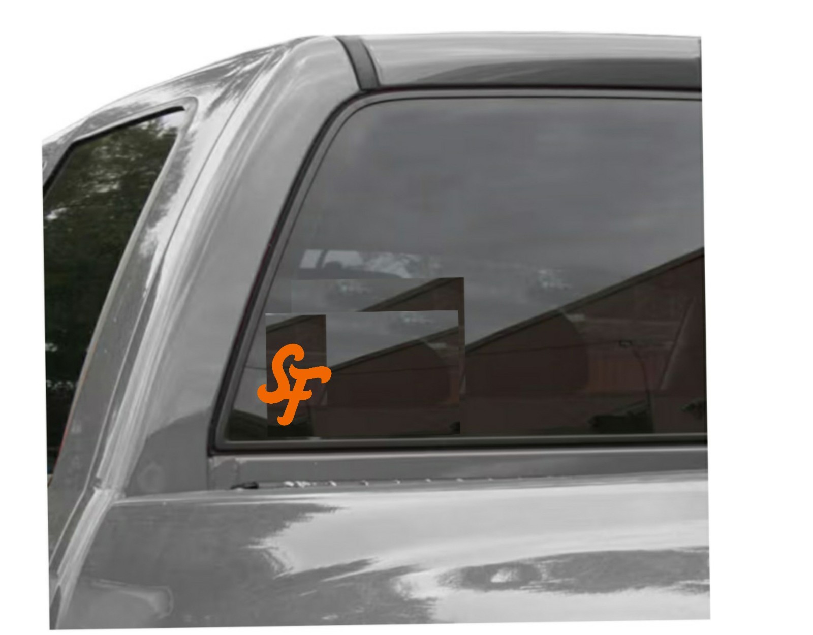 2X San Francisco Giants Vinyl Window Decal Sticker SF