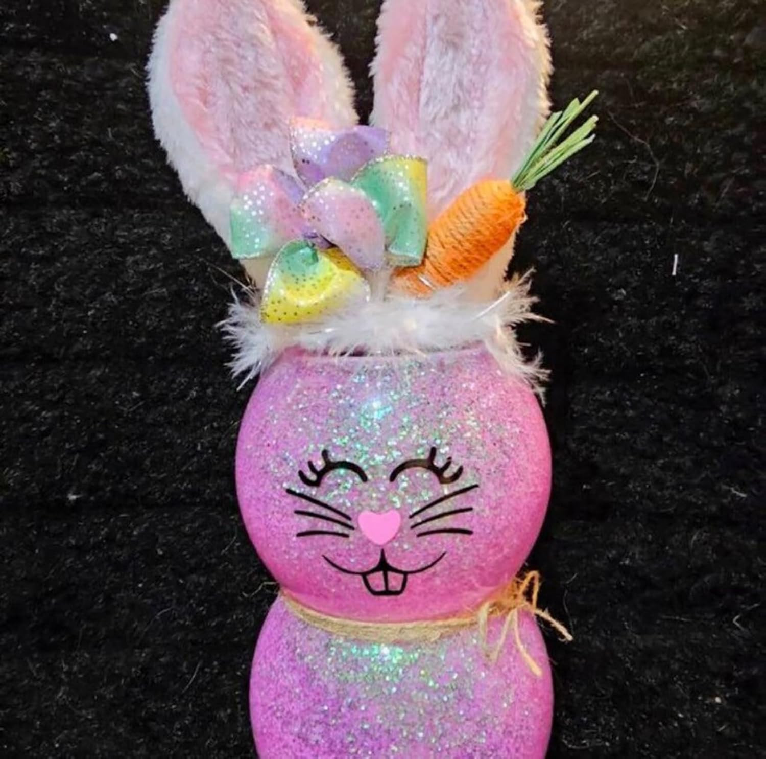 18 Pcs Easter Bunny Face Vinyl Decals – Bunny Faces DIY Craft Vinyl Art Stickers