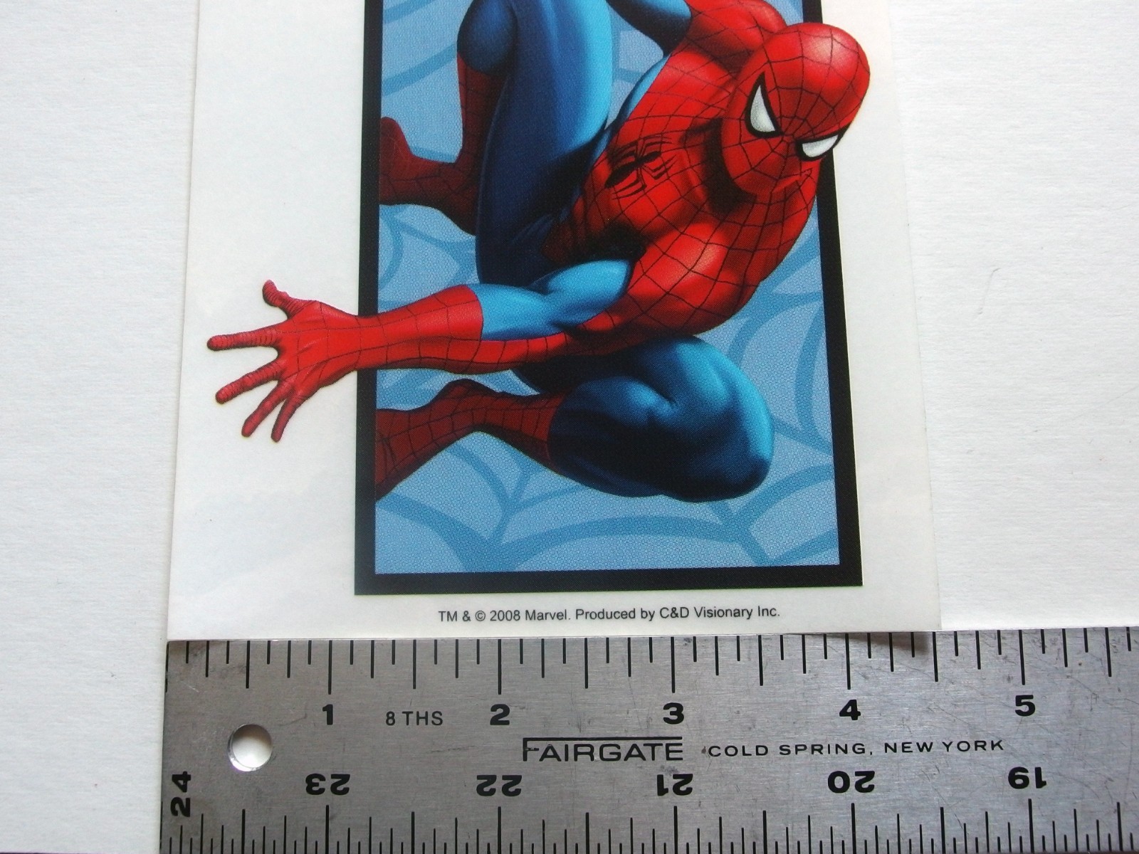 Spider-Man “Spidey Wall” Clear Sticker – Marvel, C&D Visionary – 2008 – 4.5 x 5.