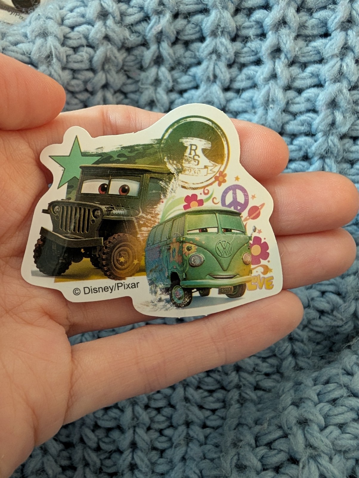 Cars, Pixar, Sticker, Disney, Lightning McQueen, Mater, Sally, Doc Hudson