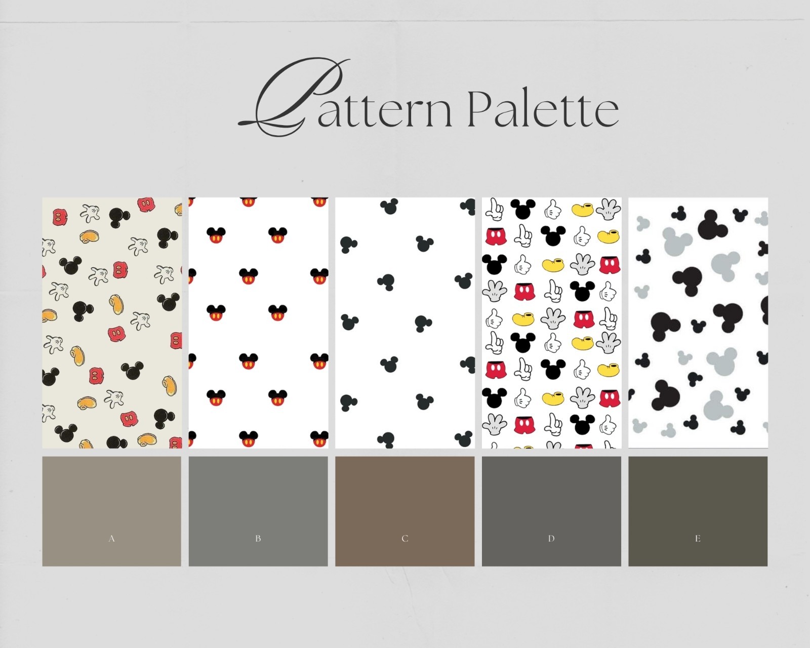 Mickey Ears Pattern Adhesive Vinyl & Iron-on HTV Heat Tape Provided