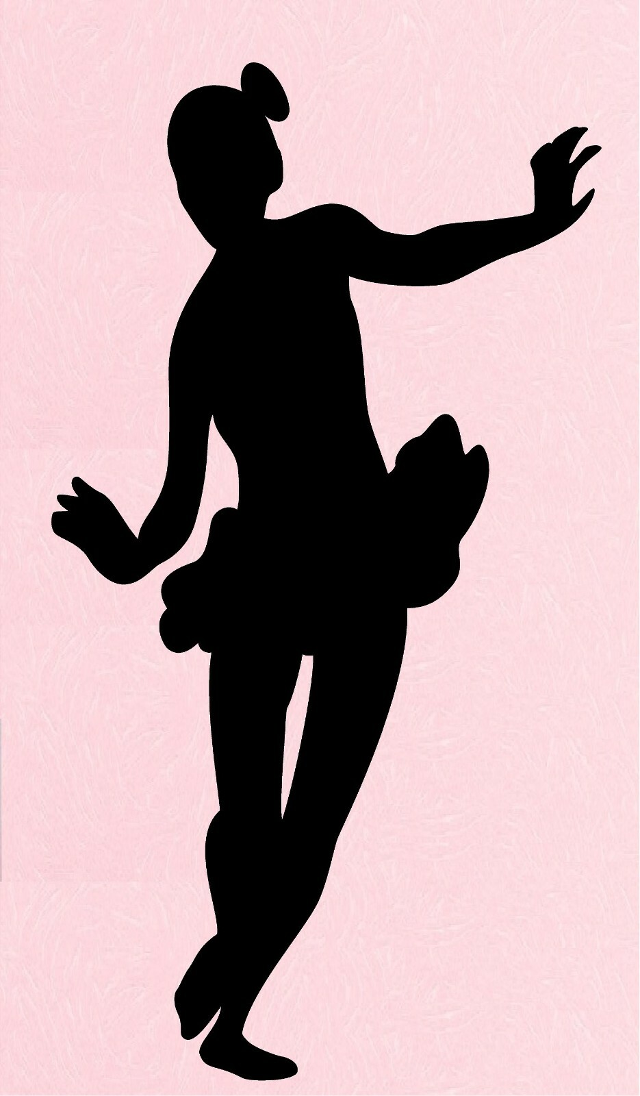 Ballet Dancer #4 Vinyl Decal Home Décor 20" x 40"