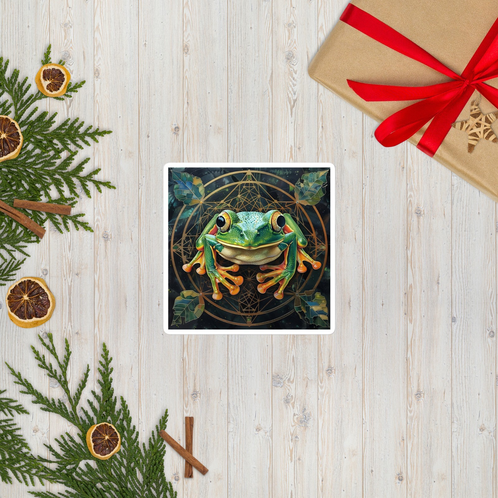 World of Wilds – Frog Lookin' at You – slappin' sticker