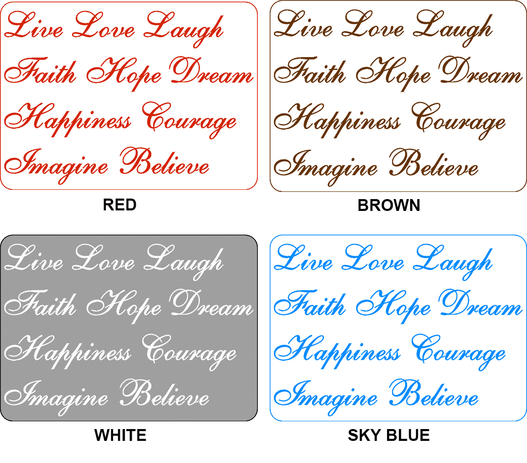 10 Words Wall Quotes Art Vinyl Stickers, Home DIY Wall, Stairs Art -HIGH QUALITY