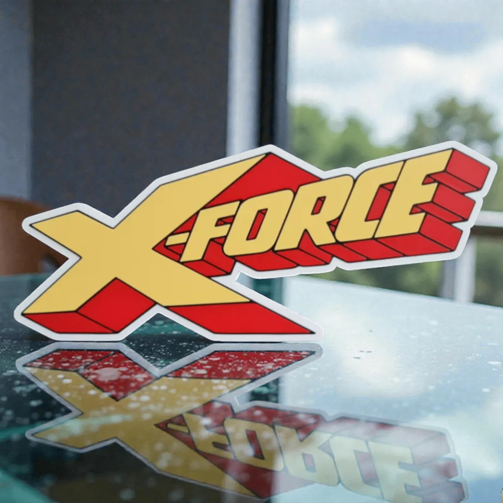 Marvel Comics X-Force Logo Sticker Decal Vinyl Waterproof X-Men Laptop Car