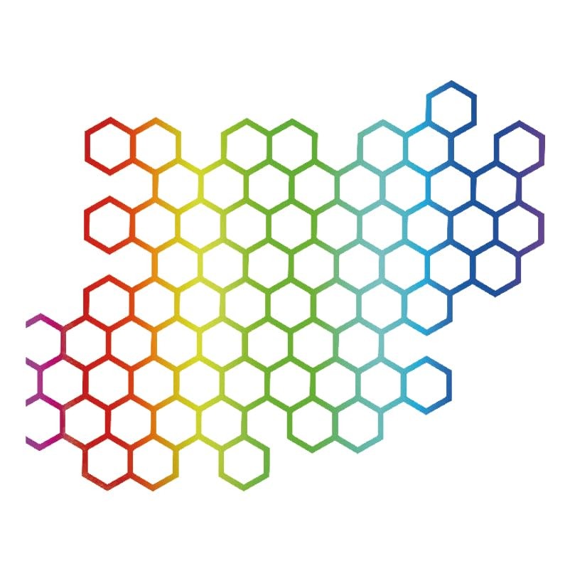 Honeycomb Hexagon Car Vinyl Decal Sticker for Door Body Decoration 6×5"