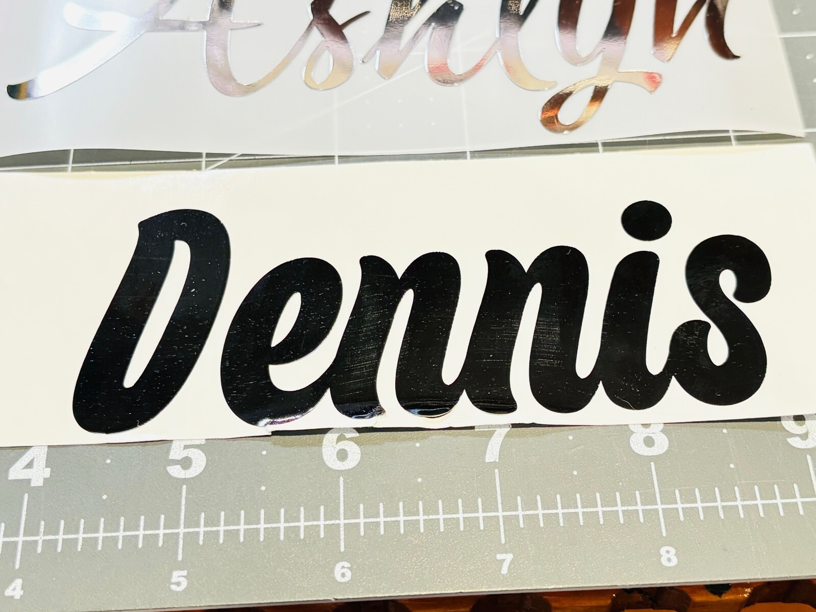 Your Name On A 5" Vinyl Decal-Lotsa Fonts-Sizes-Colors Avail. Buy 2 Get 1 FREE