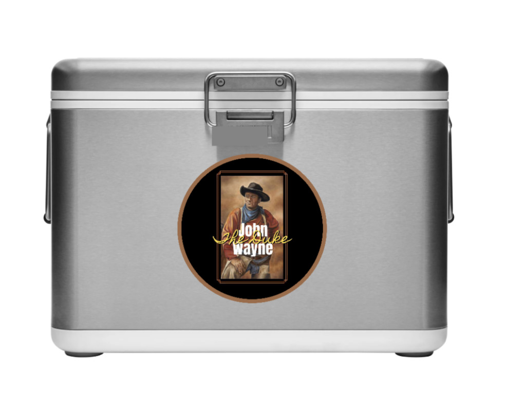 Movie Star (John Wayne) – 4" Handmade Vinyl Decal Vehicle Laptop Cooler Cup 262