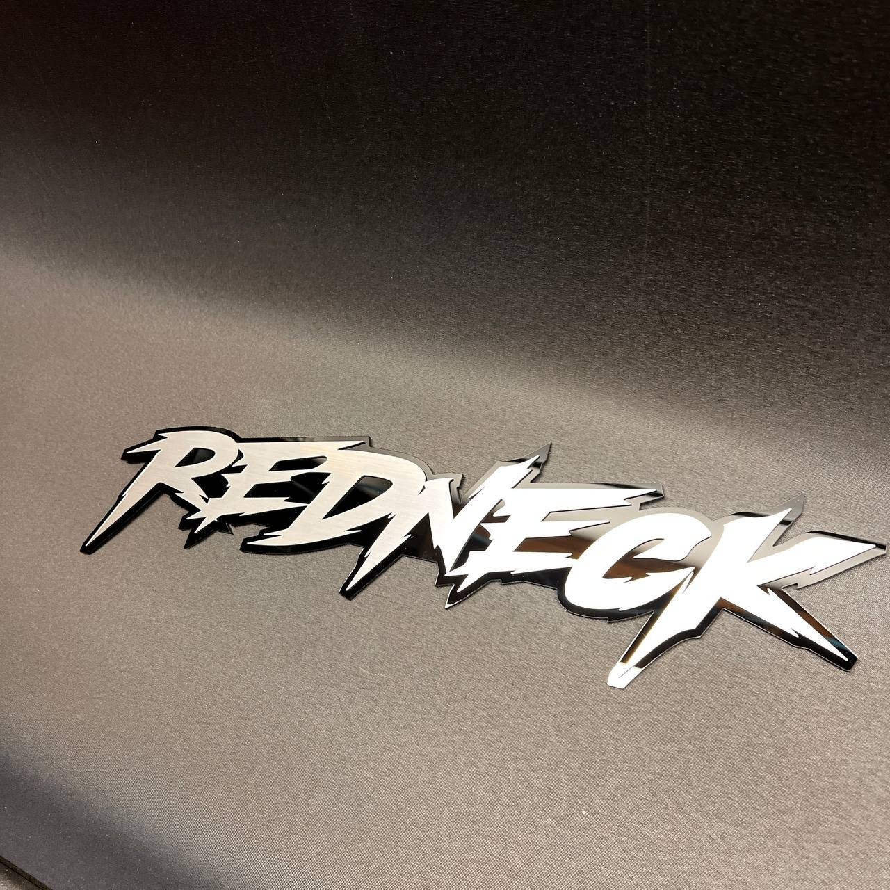 REDNECK 3D Car Badge Fender Emblem – Grille Holder Acrylic Car Decal 1PC
