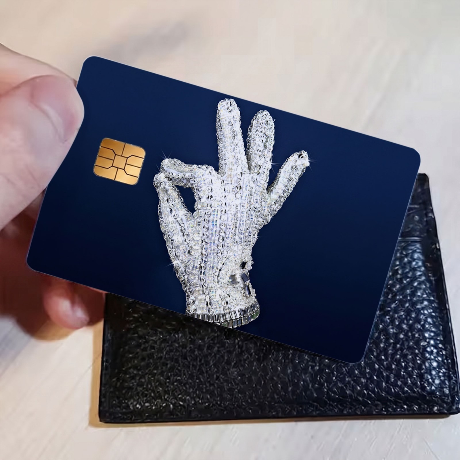Michael Jackson Card Skin Cover King of Pop Credit Card Sticker Retro MJ Wallet