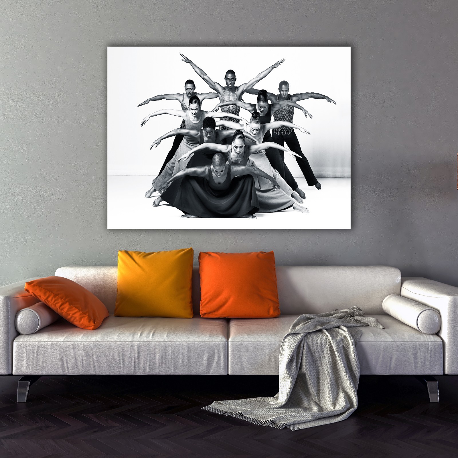 American Dance Theater in Ailey's "Revelations" Wall Art, Alvin Ailey Poster .
