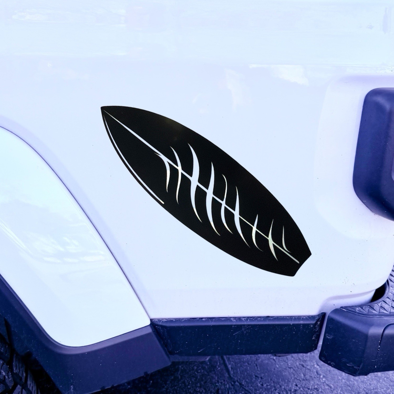 Surfboard Vinyl Decal for car Windows Laptops Any Smooth Surface design #5