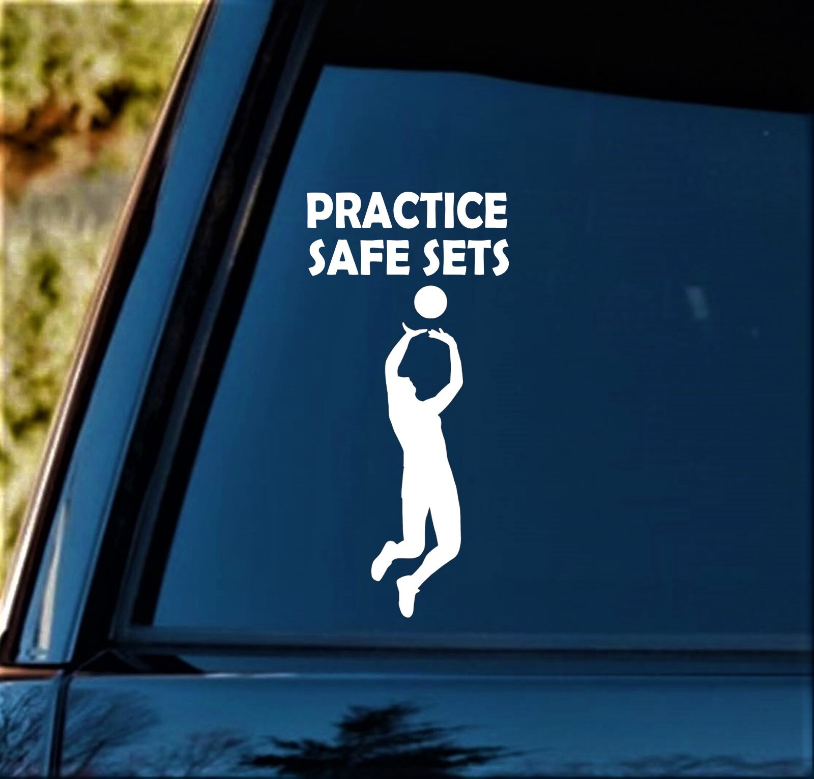 Funny Volleyball Decal Sticker Car Window Tumbler Cup BG999