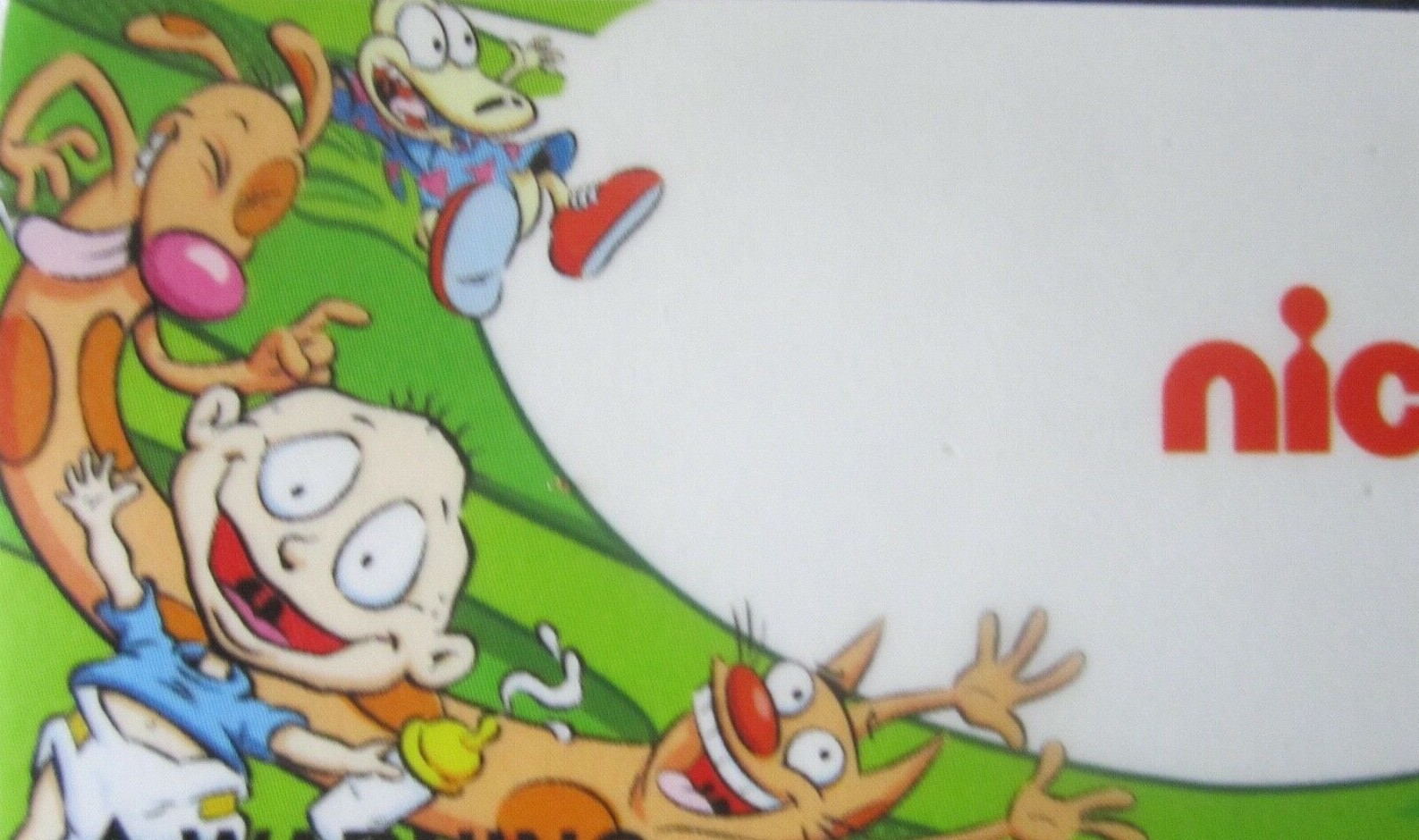 Nickelodeon Colorful Rugrats 10 Repositionable Wall Decals Made In USA