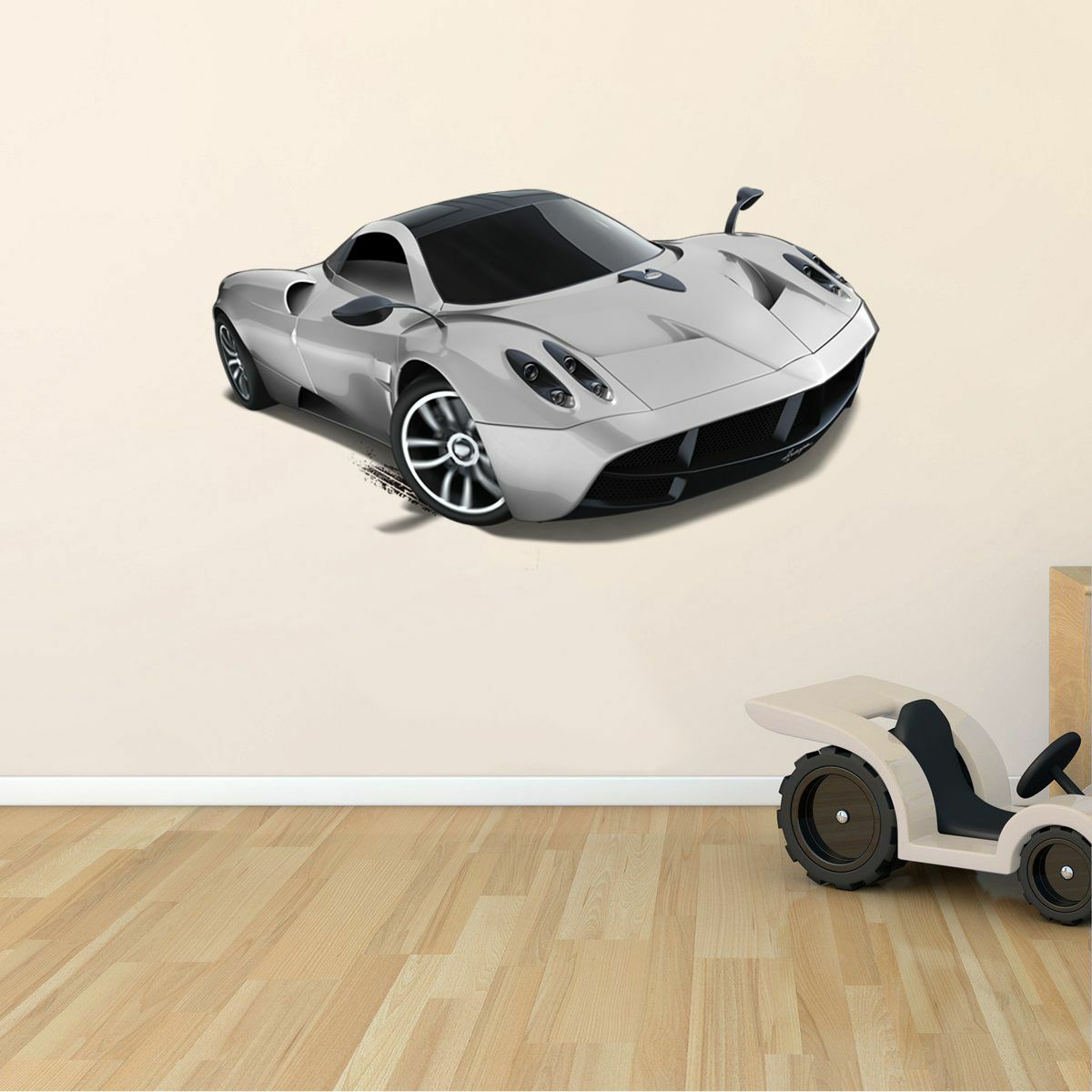 Vinyl Home Bedroom Living Room Pagani Huayra Design Adhesive Wall Decal Sticker
