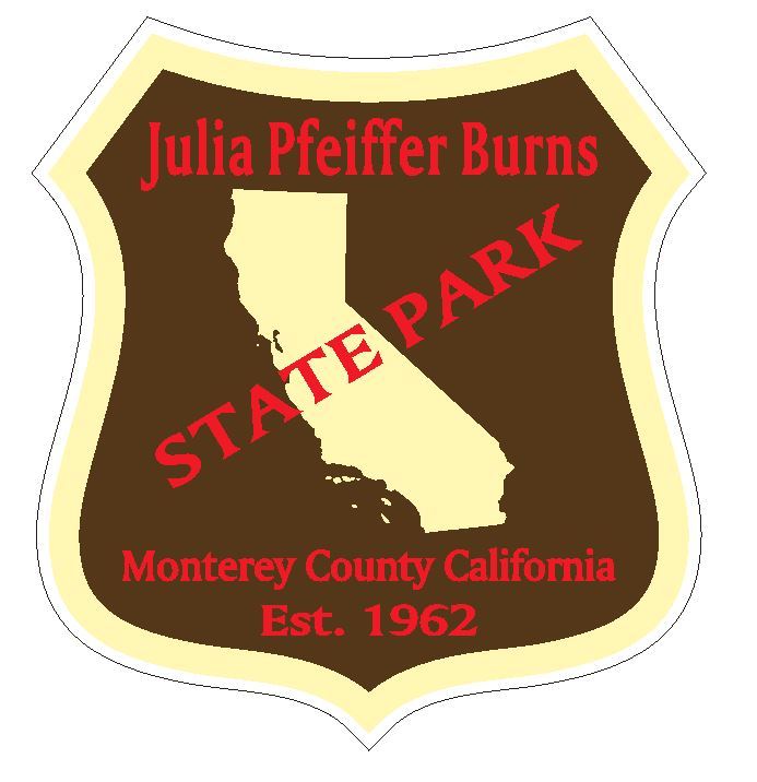 Julia Pfeiffer Burns State Park Sticker R4892 California YOU CHOOSE SIZE