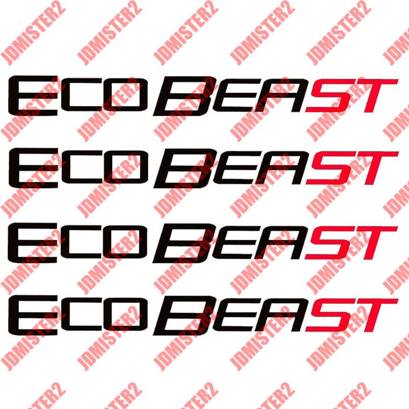 EcoBeast Decals Ecoboost Vinyl Stickers Focus Explorer ST 2.0 2.3 Turbo ANY SIZE
