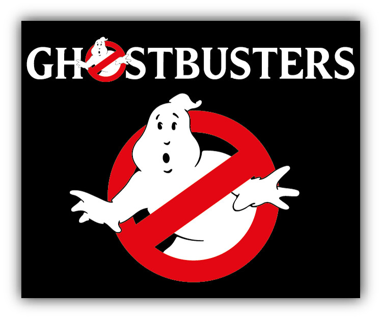 Ghostbusters Combo Logo Cartoon Car Bumper Sticker Decal 5"x 4"