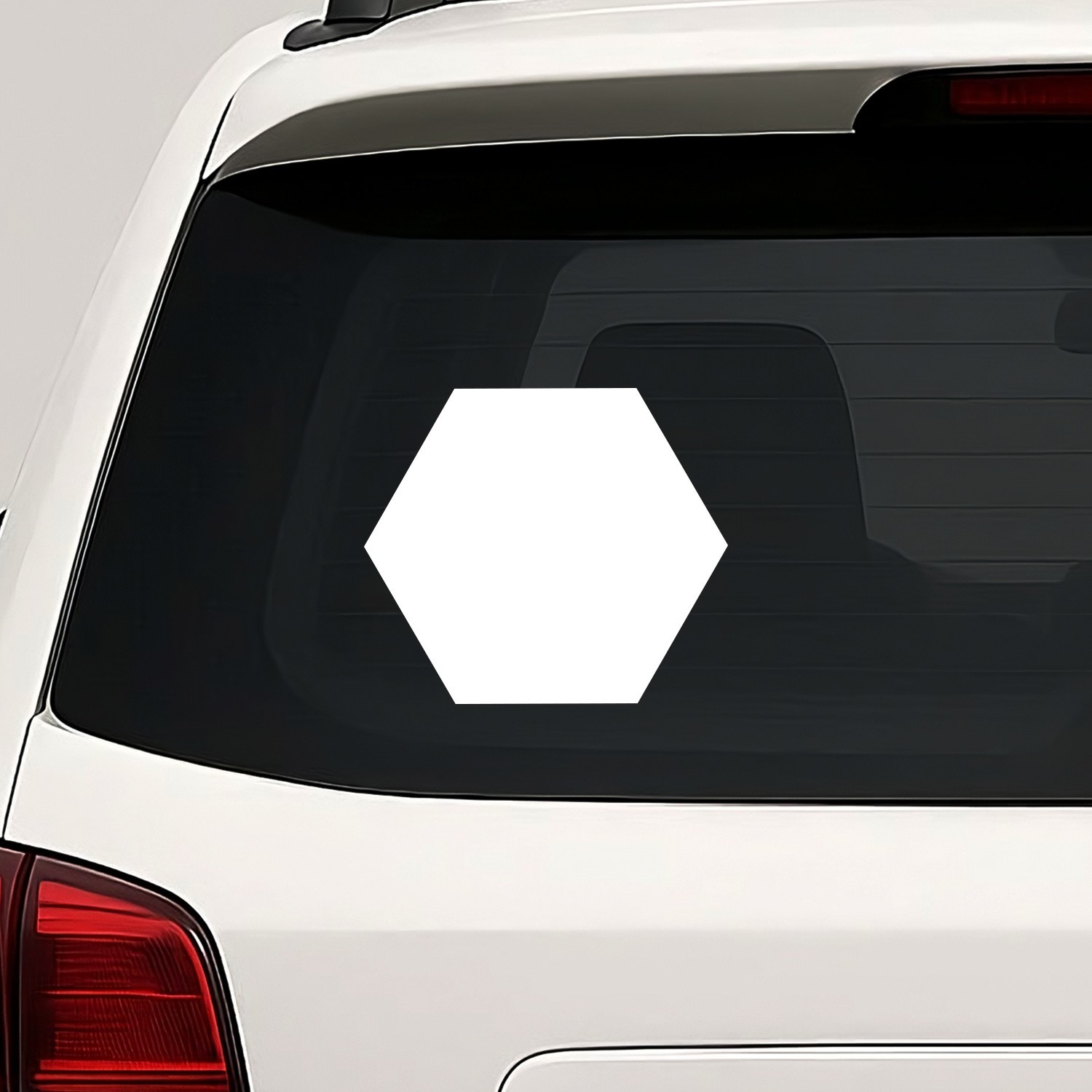 Hexagon Vinyl Die Cut Decal Sticker – Shape
