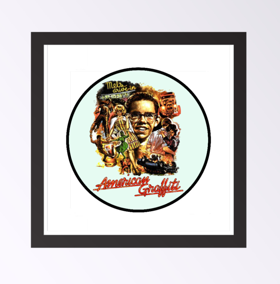 Movie – American Graffiti – 4" Vinyl Decal Handmade Vehicle Decor Laptop Cooler
