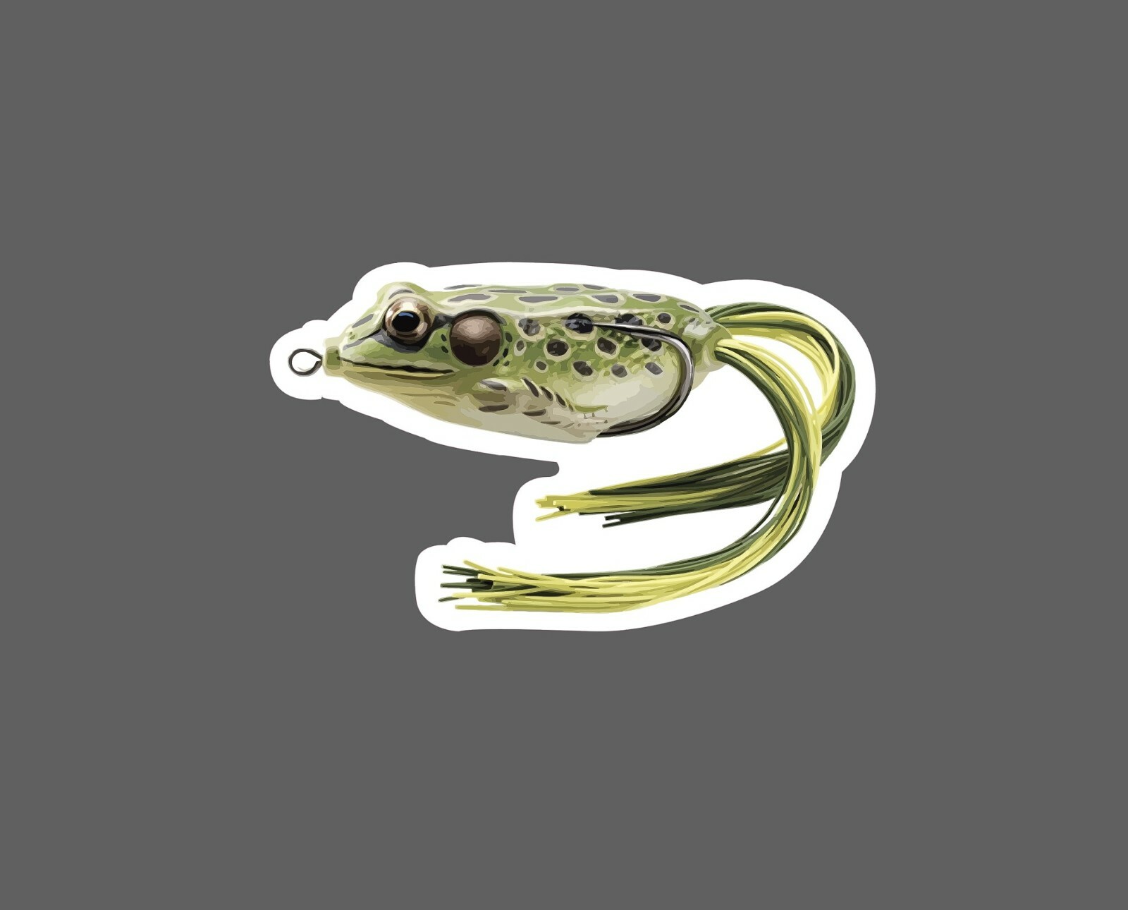 Top Water Frog Sticker Fishing Waterproof – Buy Any 4 For $1.75 Each Storewide!
