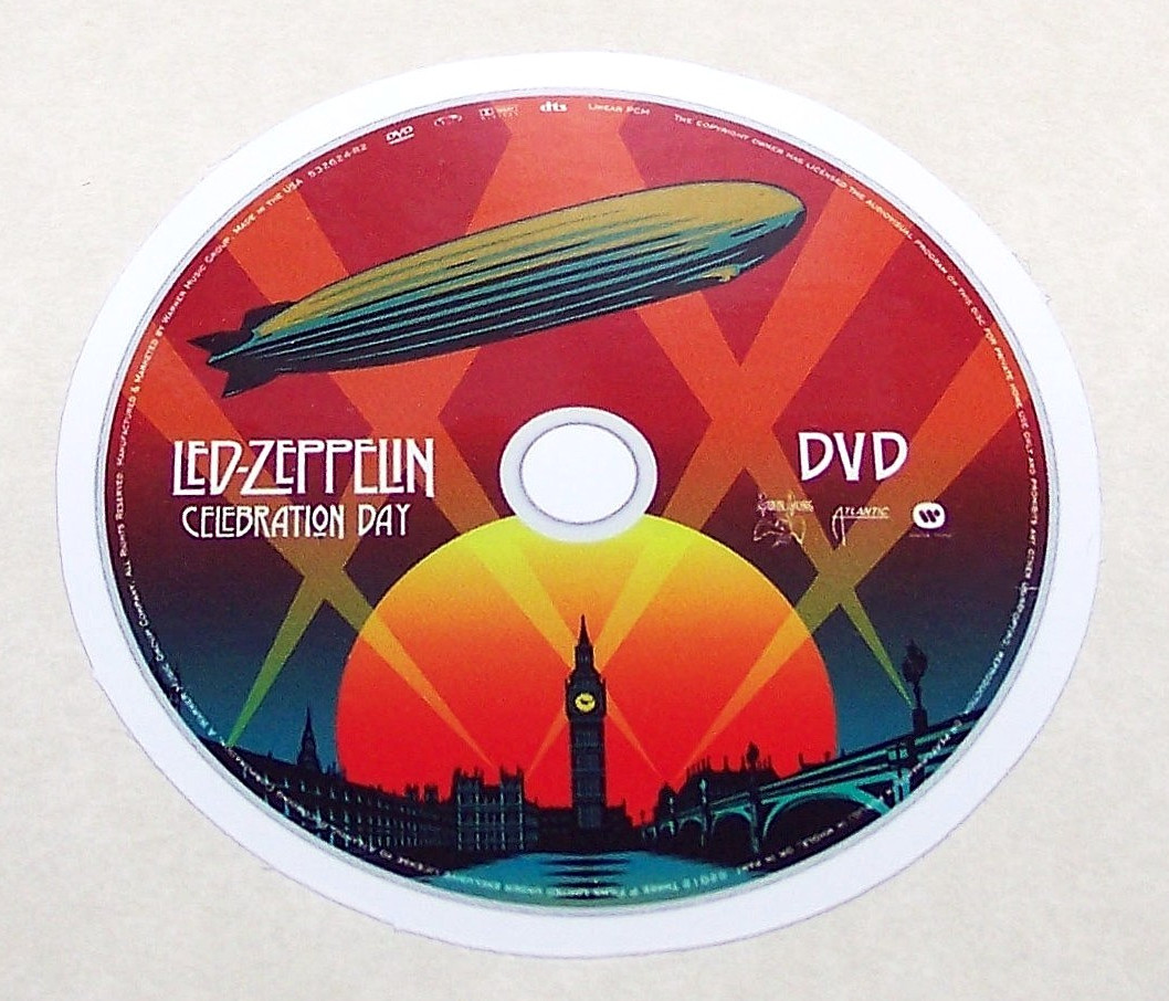 LED ZEPPELIN – Logo Die Cut Sticker Decal Music Band Rock Celebration Day