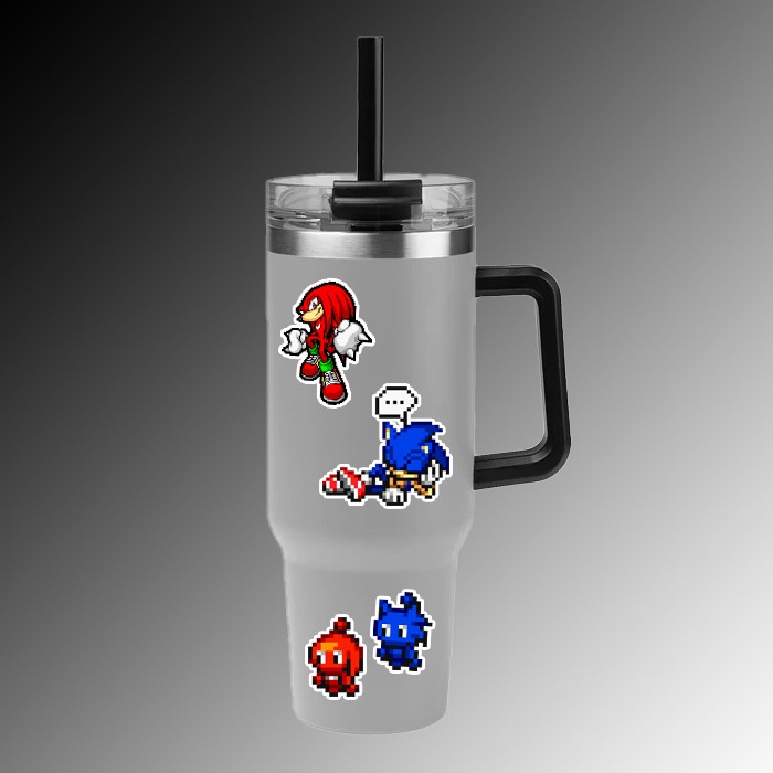 Sonic the Hedgehog Waterproof Vinyl Stickers Set 7