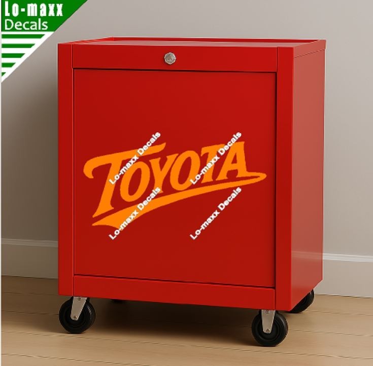 Toyota Custom Graphics Wording High Performance Premium Vinyl Die Cut Decal