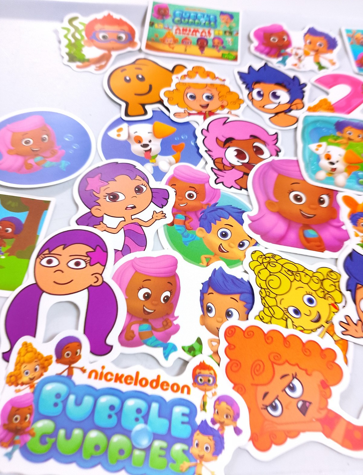 Bubble Guppies, kids themed sticker and decal set