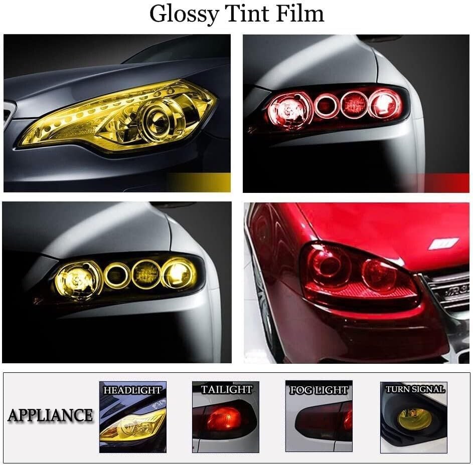 "Papel Vinil Para Auto Apto Para Cualquier Faro Película De Vinilo Autoadhesiva