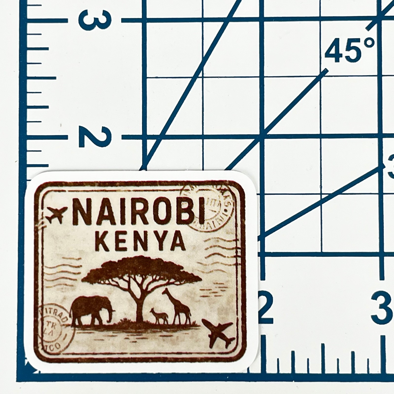 Nairobi Kenya Vinyl Sticker Safari Wildlife Travel Souvenir Laptop Graphic Gift