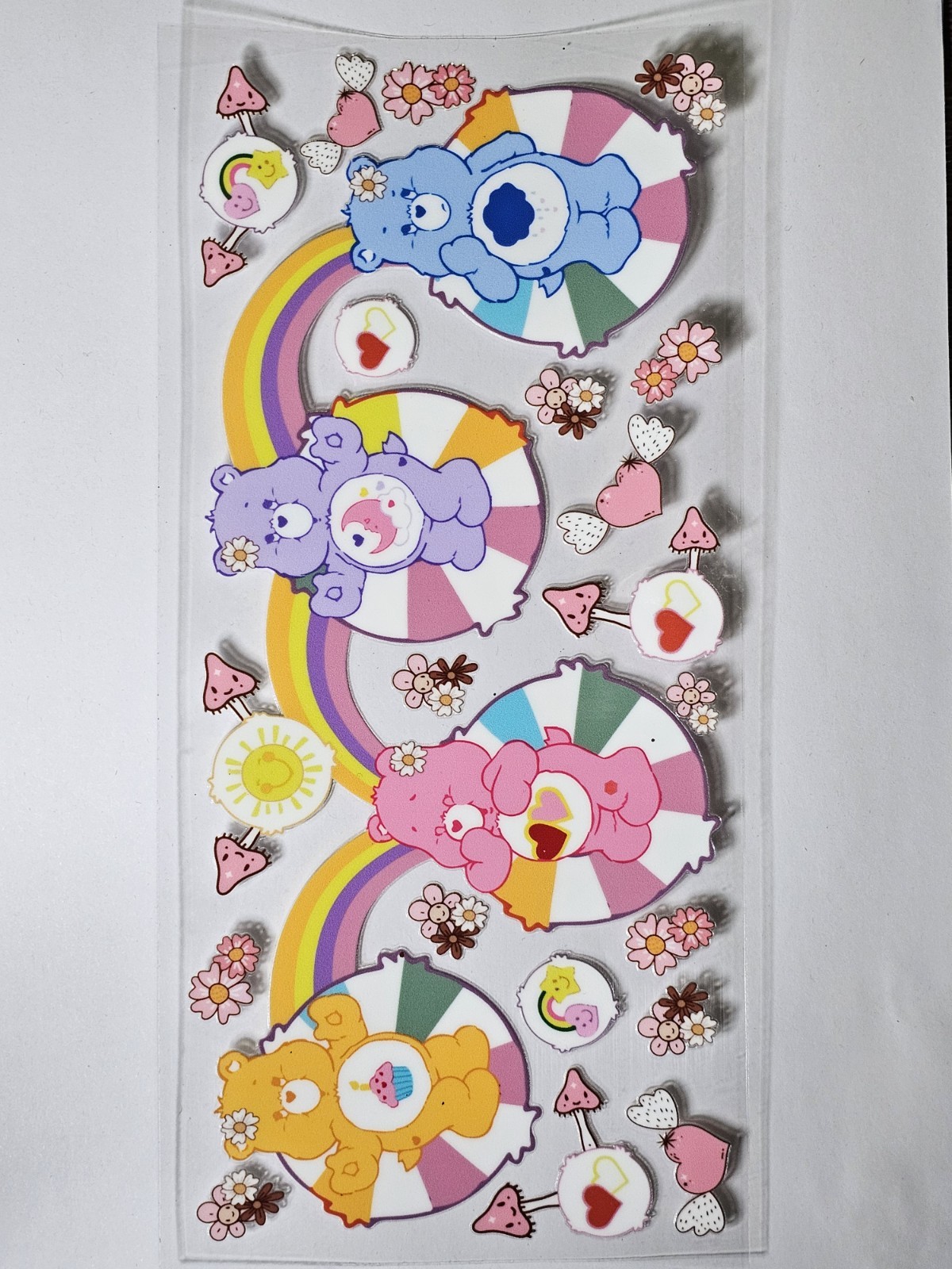 Care Bears UV DTF Transfer Sticker Wrap Tumbler UVDTF BUY 10+ GET COMBINED SHIP