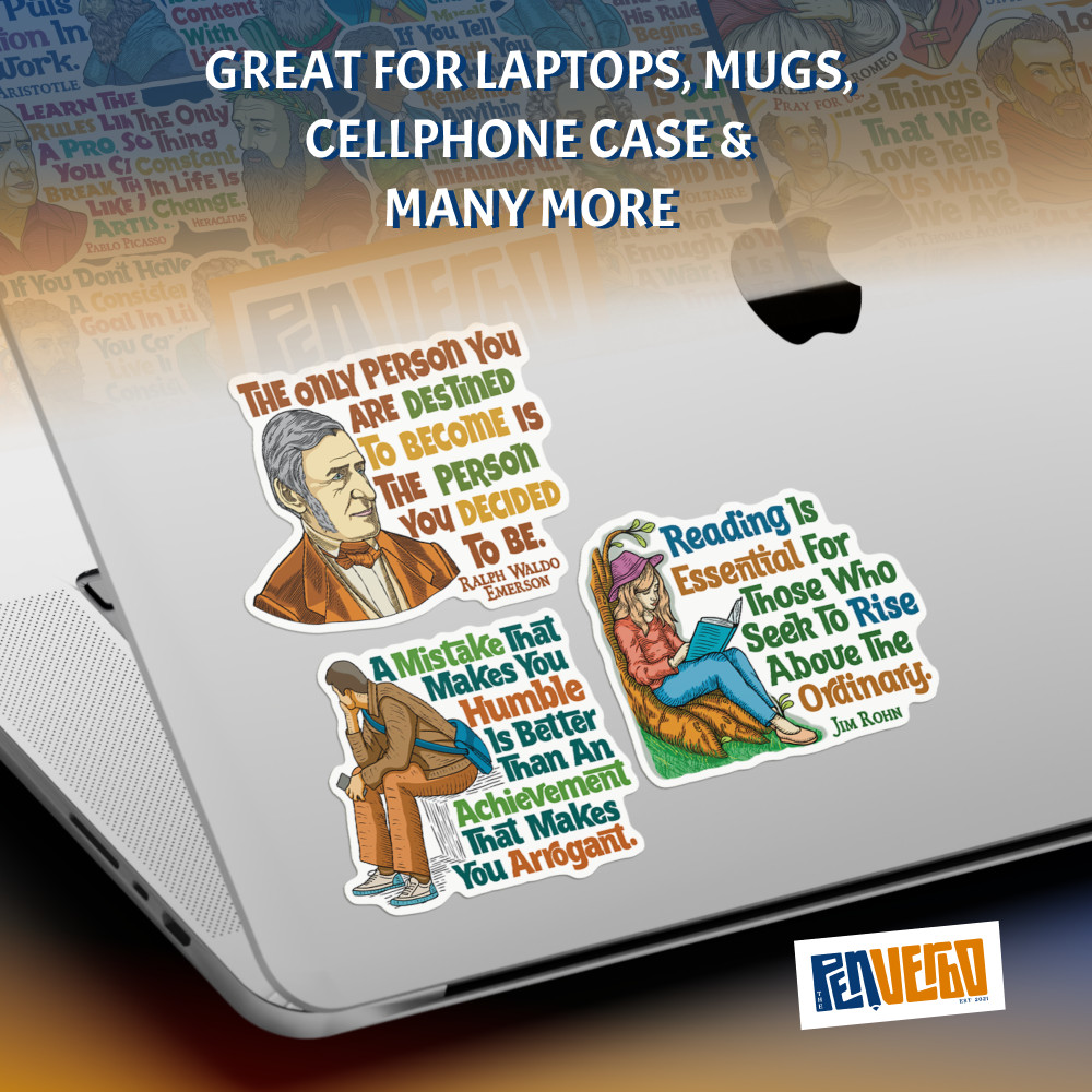 A Mistake That Makes You Humble Quote Sticker 2pcs | Inspirational | PI517