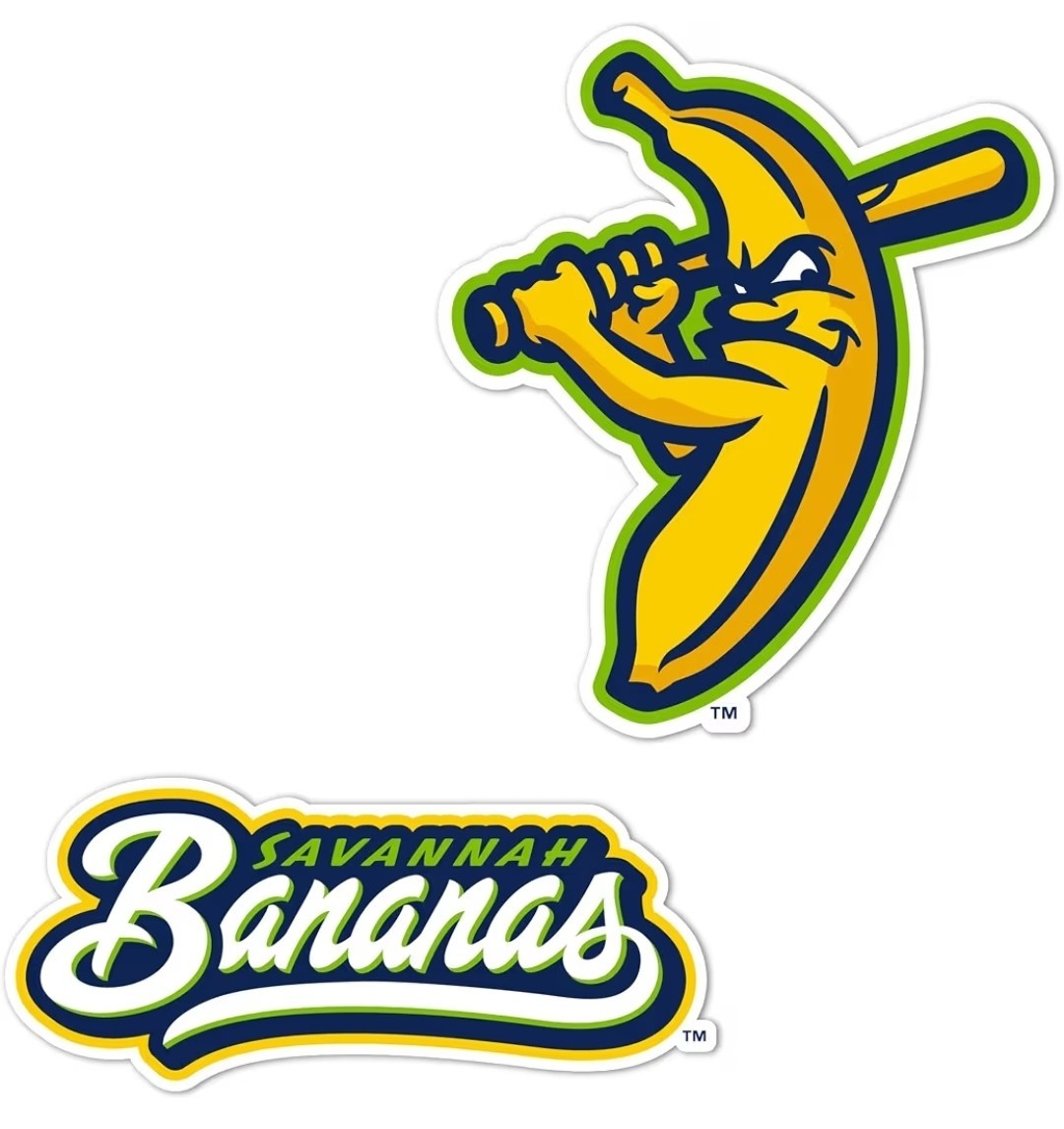 2 Offical Savanah Banana Sticker Decal Vinyl Water Bottle Car Laptop Baseball