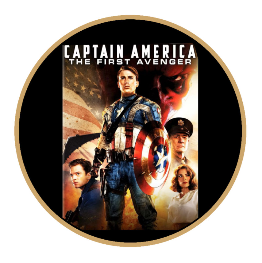 Avengers – Captain America (First) – 4" Vinyl Decal Car Cooler Truck Trailer Bar