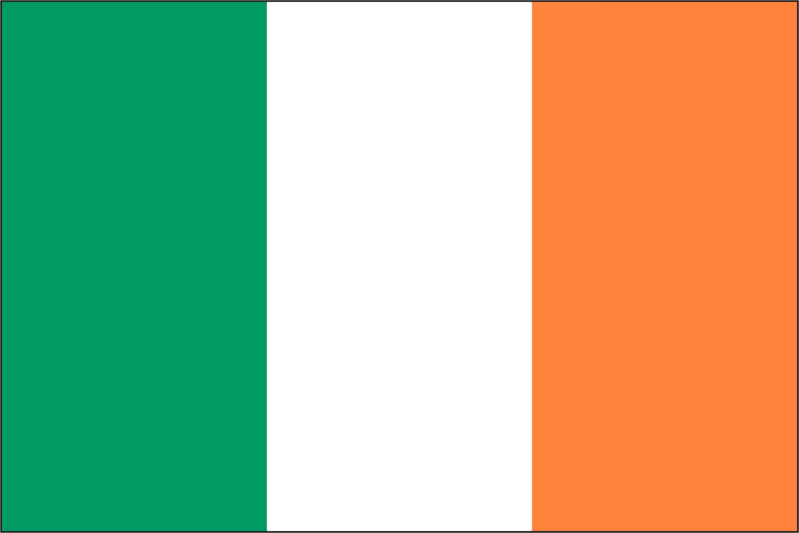 Ireland Flag Vinyl Decal / Sticker ** 5 Sizes **