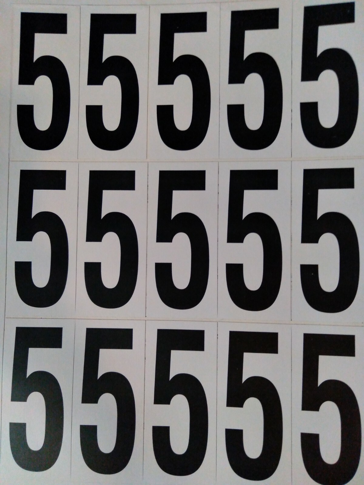 3" Set of Digits Numerals Mailbox Home Locker House Numbers Vinyl Sticker Decal