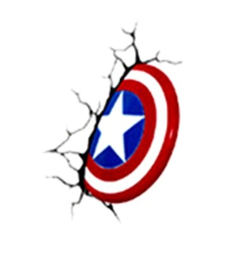 LARGE-SIZED CAR DECALS – CAPTAIN AMERICA