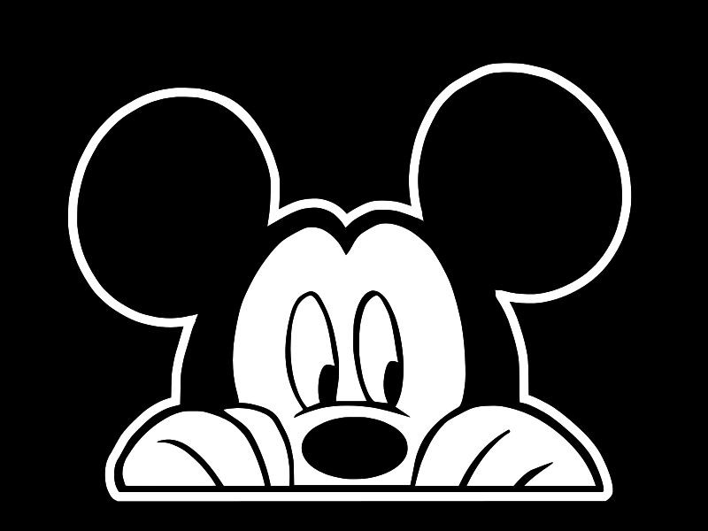 Mickey Mouse Disney Vinyl Decal Car Truck Window Sticker CHOOSE SIZE COLOR