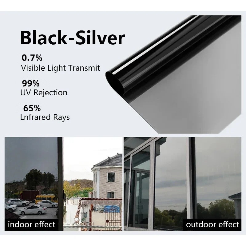Self Adhesive Mirror Reflective Wall Sticker Film Paper Kitchen Decor