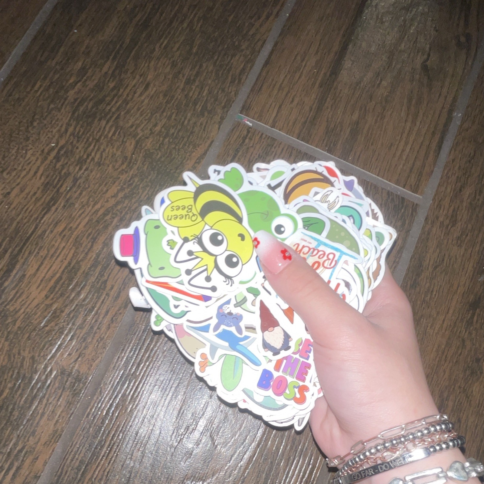 300pc Frog Animal Vinyl Sticker Lot Waterproof Multicolor for Laptop