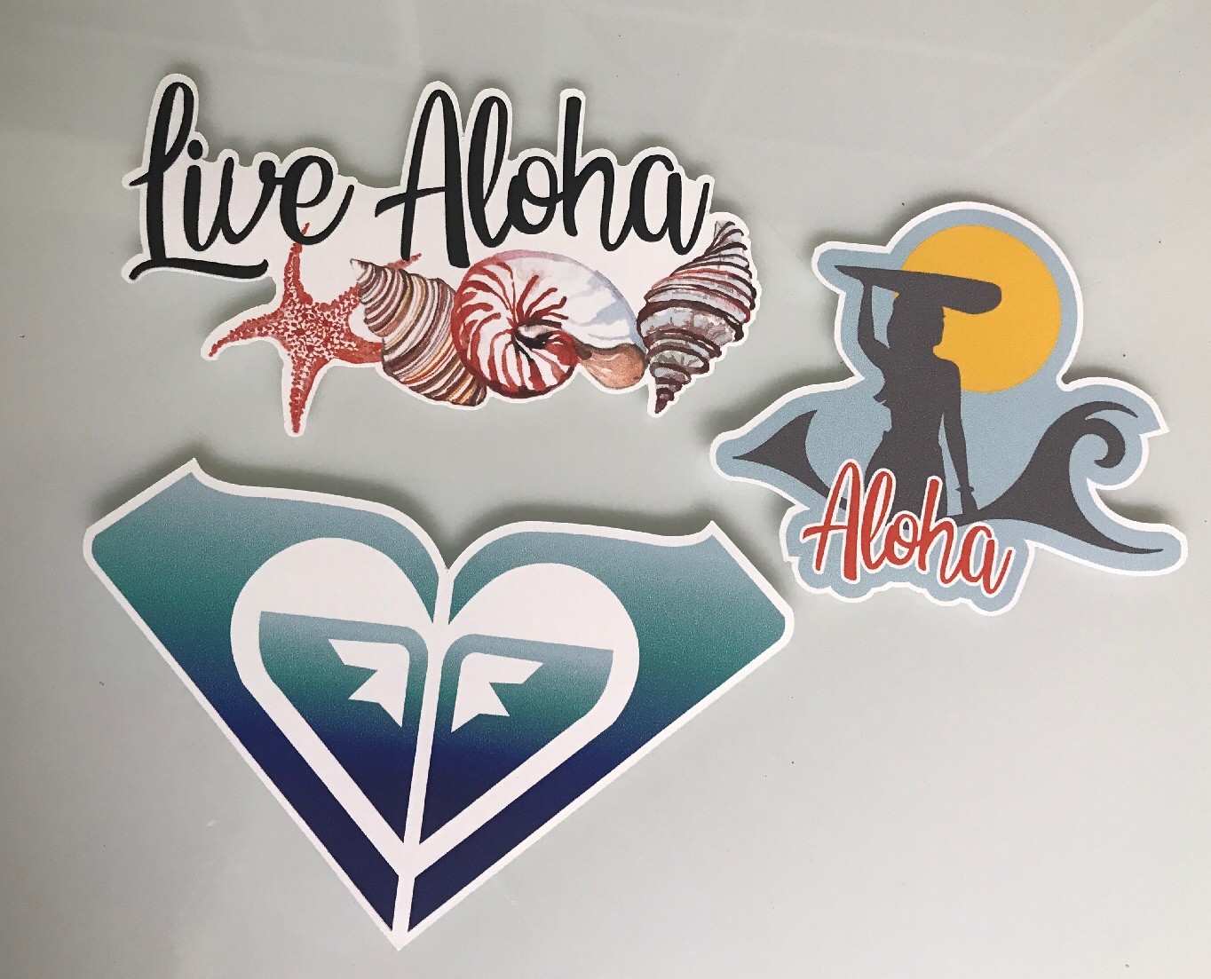 Surf Sticker Lot pack – Roxy Reef Quicksilver Rip Curl Surfer Girl Aloha Hawaii
