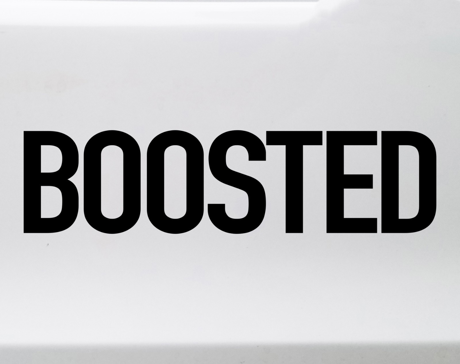 Boosted Vinyl Decal Turbo Performance Modified Tuner Build Car Sticker