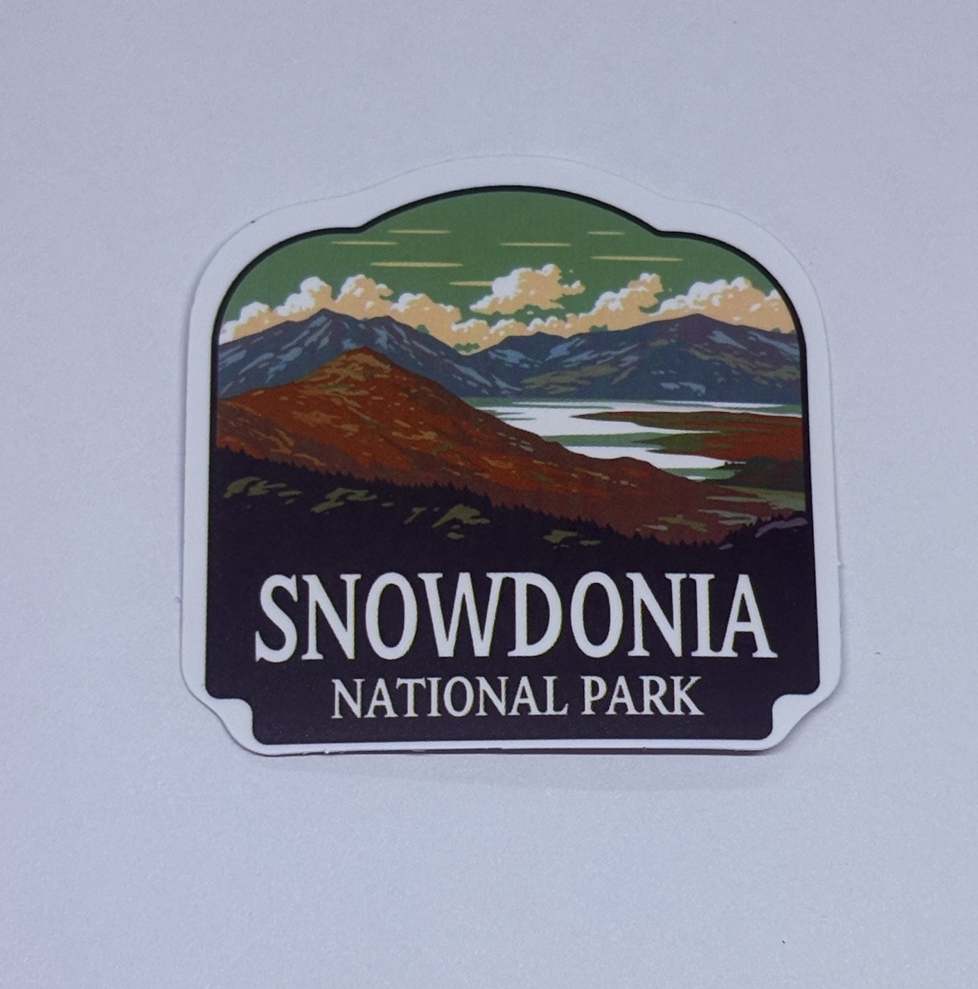 Snowdonia National Park Sticker Wales Travel Decal Vinyl Souvenir Matte Tc6