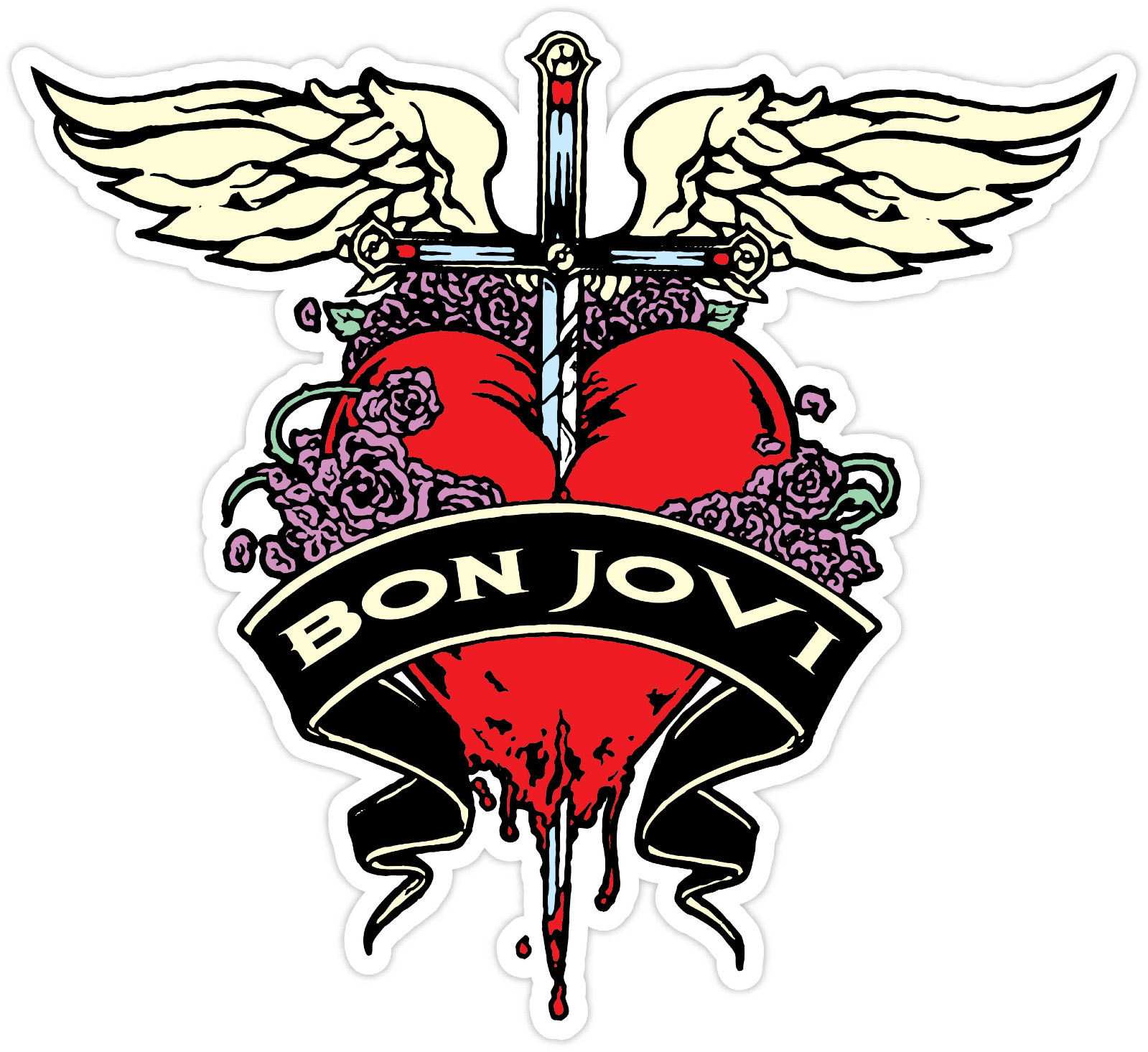 BON JOVI Rock Music Sticker Decal *2 SIZES* Vinyl Bumper Window Wall
