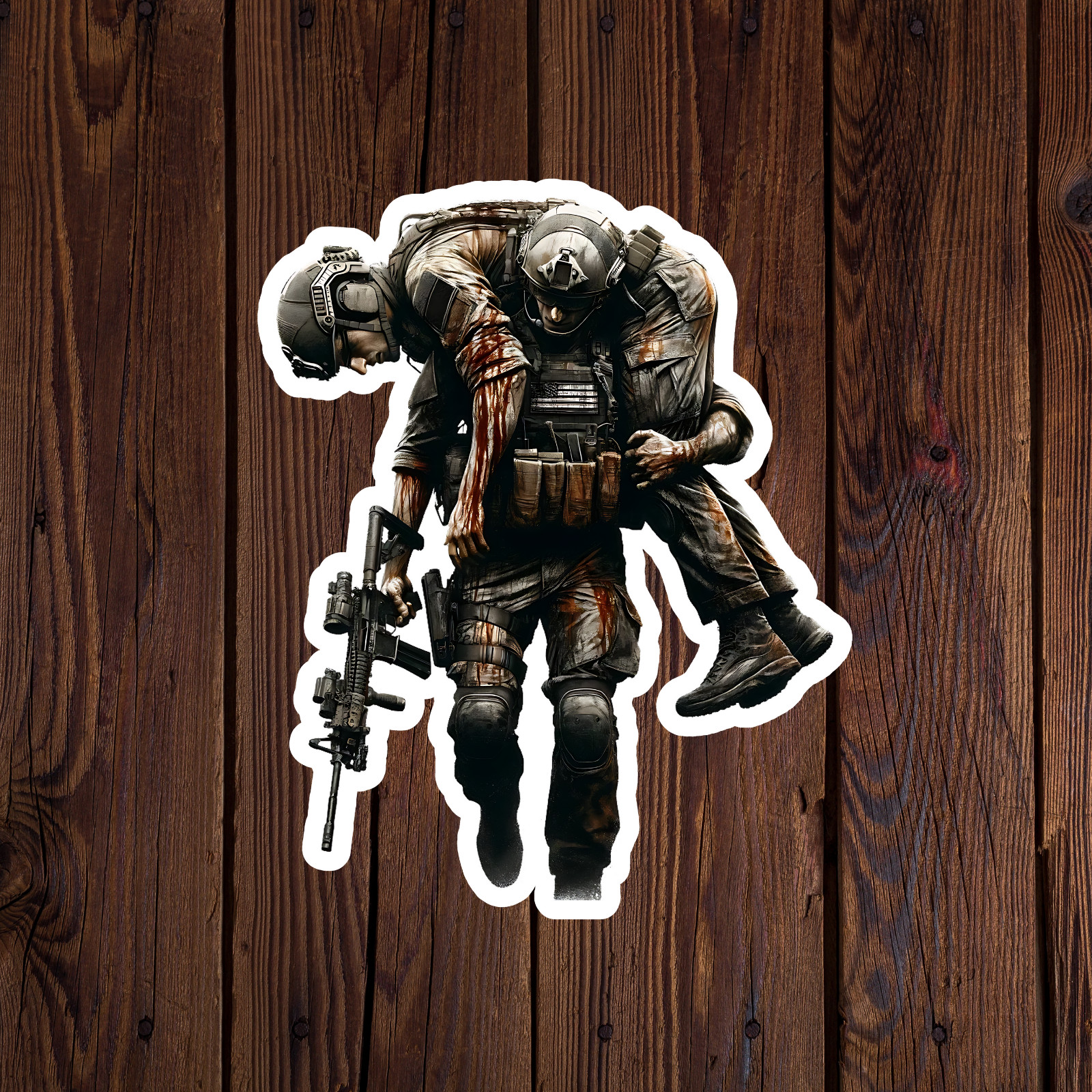 Military sticker vinyl decal army combat fun hero war memorial veteran mug