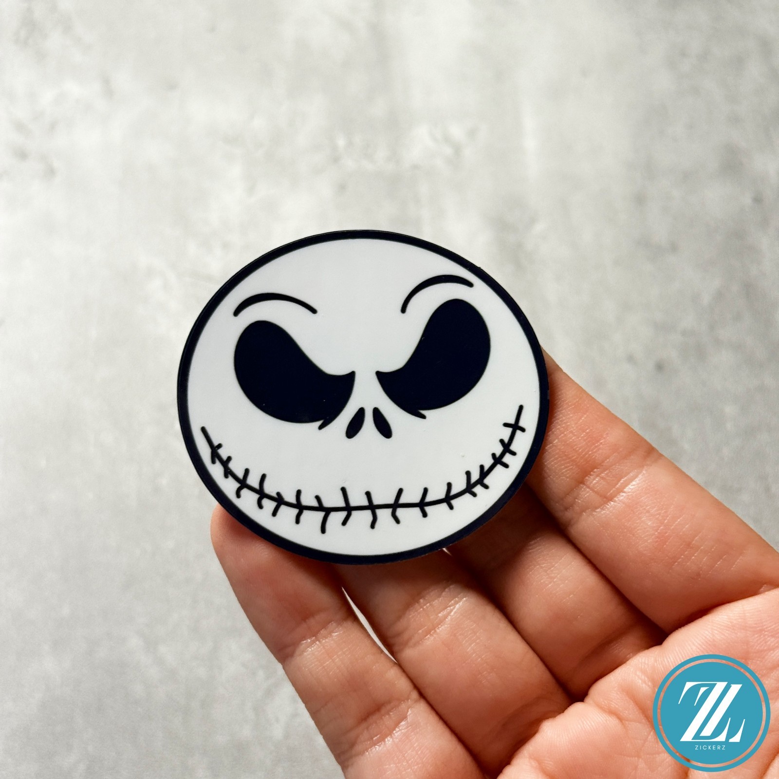 Jack Skellington Sticker, Holographic Nightmare Before Christmas Decal