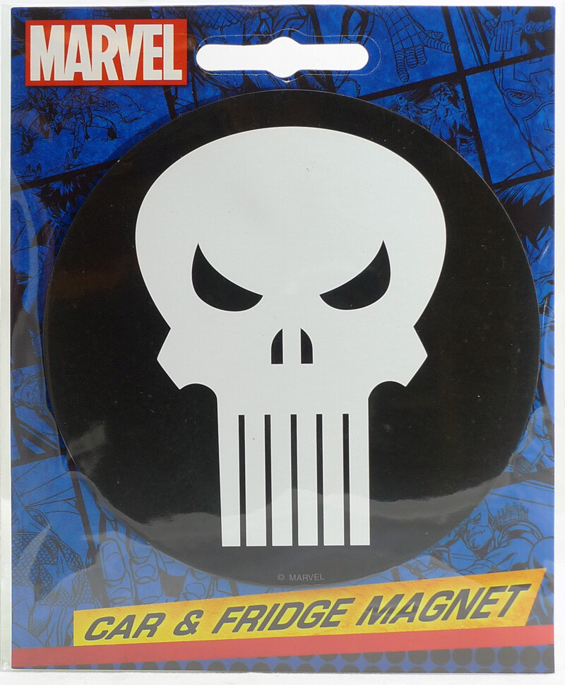 Ata-Boy Die-Cut Car & Fridge Marvel Punisher Logo Magnet 10150